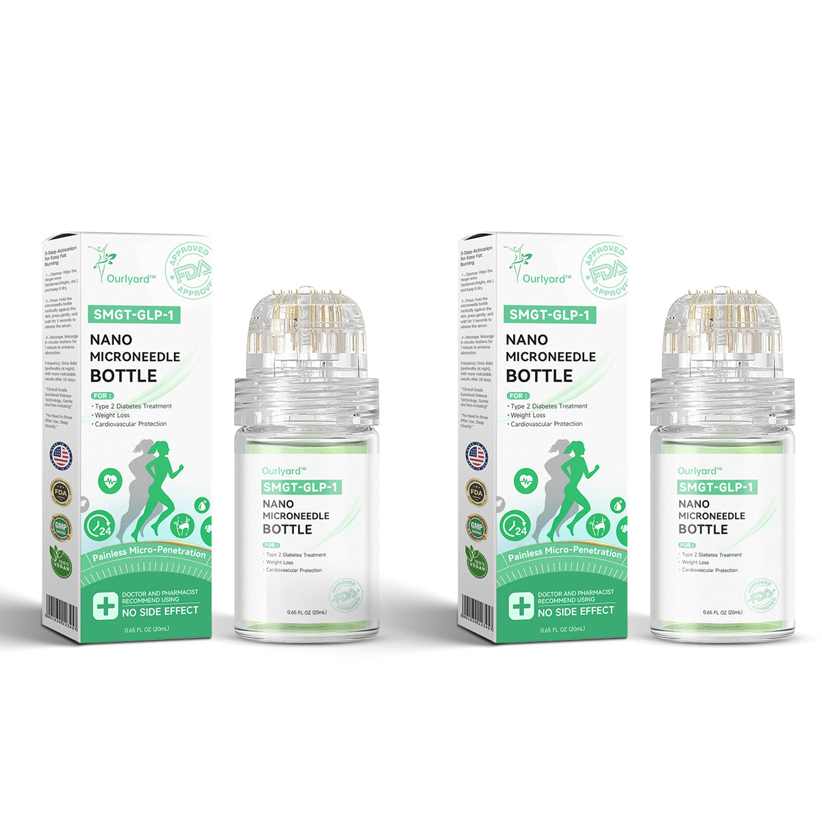 💧☘️Ourlyard™ SMGT-GLP-1 Nano-Microneedle Bottle (Zero Pain, 24/7 Release | Lose 20lbs FAST | 90% Sugar Drop | )