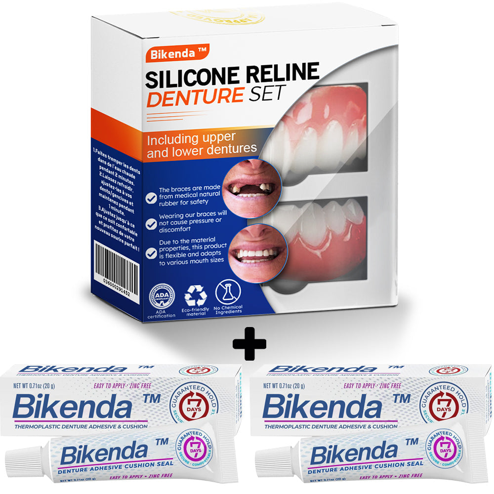 Bikenda™ Silicone Reline Denture Set (ADA Certified)🌹🌹