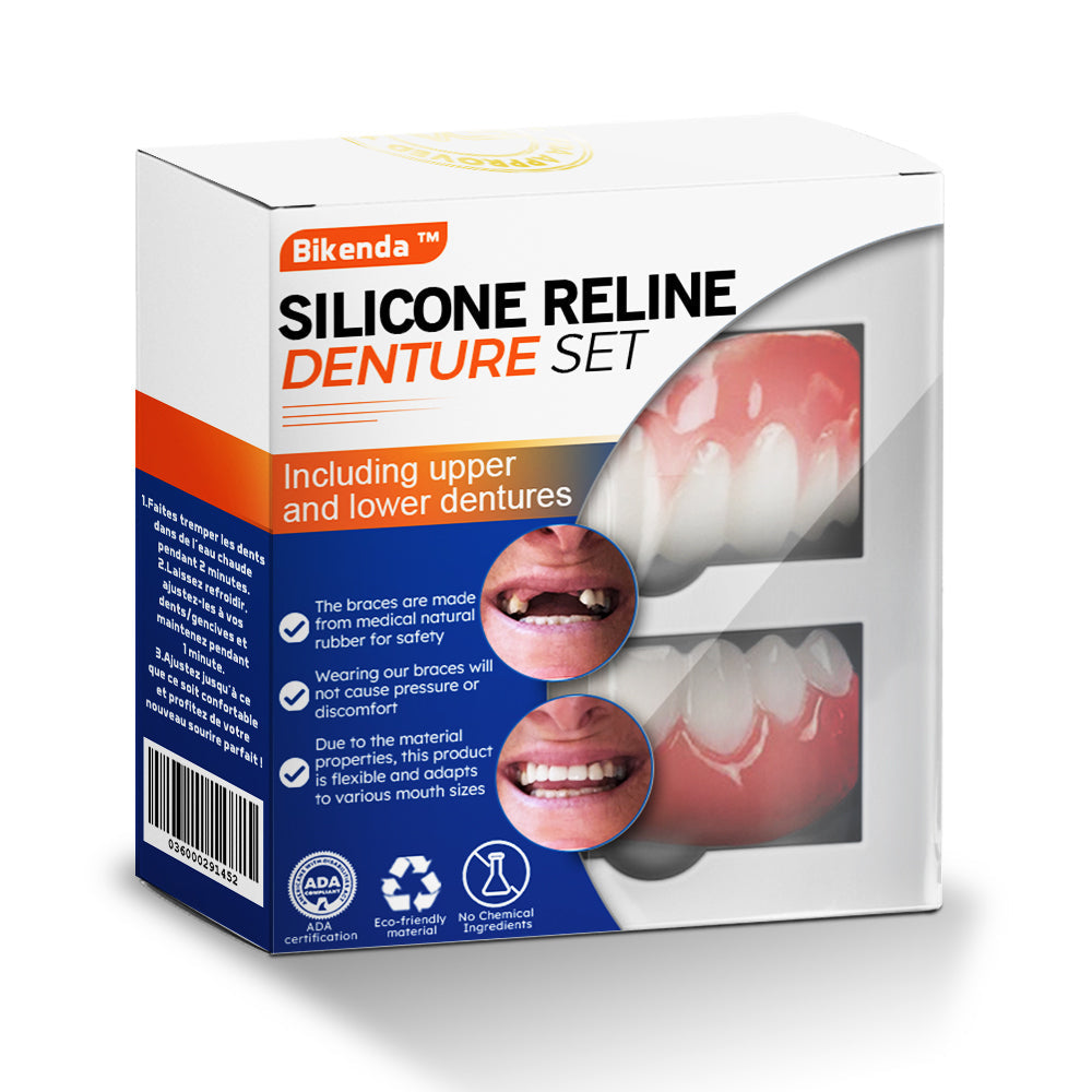 Bikenda™ Silicone Reline Denture Set (ADA Certified)🌹🌹