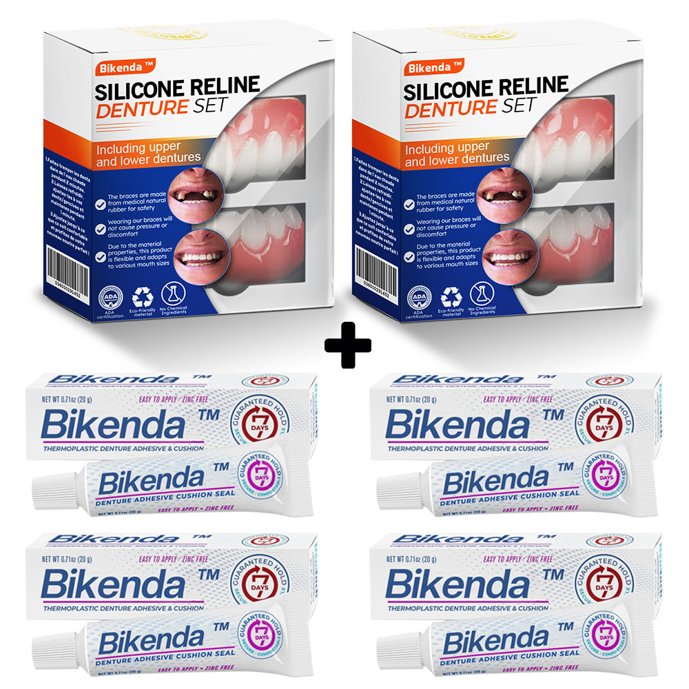 Bikenda™ Silicone Reline Denture Set (ADA Certified)🌹🌹