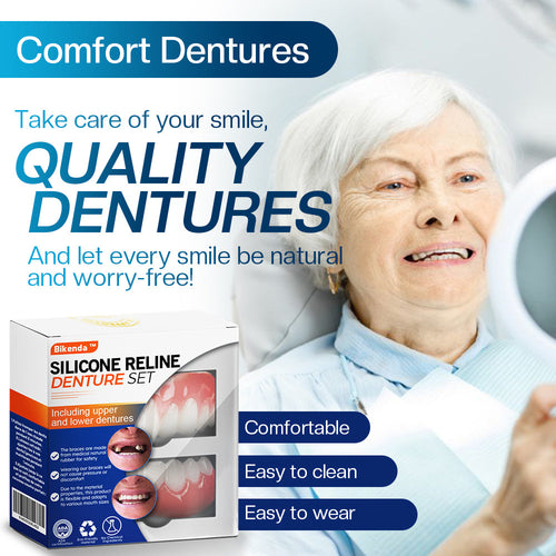 Bikenda™ Silicone Reline Denture Set (ADA Certified)🌹🌹
