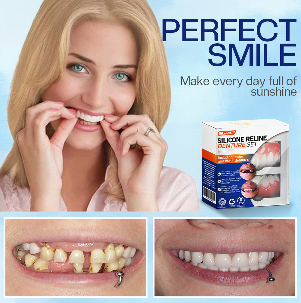 Bikenda™ Silicone Reline Denture Set (ADA Certified)🌹🌹