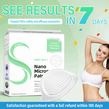 [See results in 7 days]✅GFOUK™ SMGT-GLP-1 Nano Microneedle Patch ✅Certified by Diabetes Australia(Painless, long-lasting, addressing diabetes, obesity, and cardiovascular diseases)