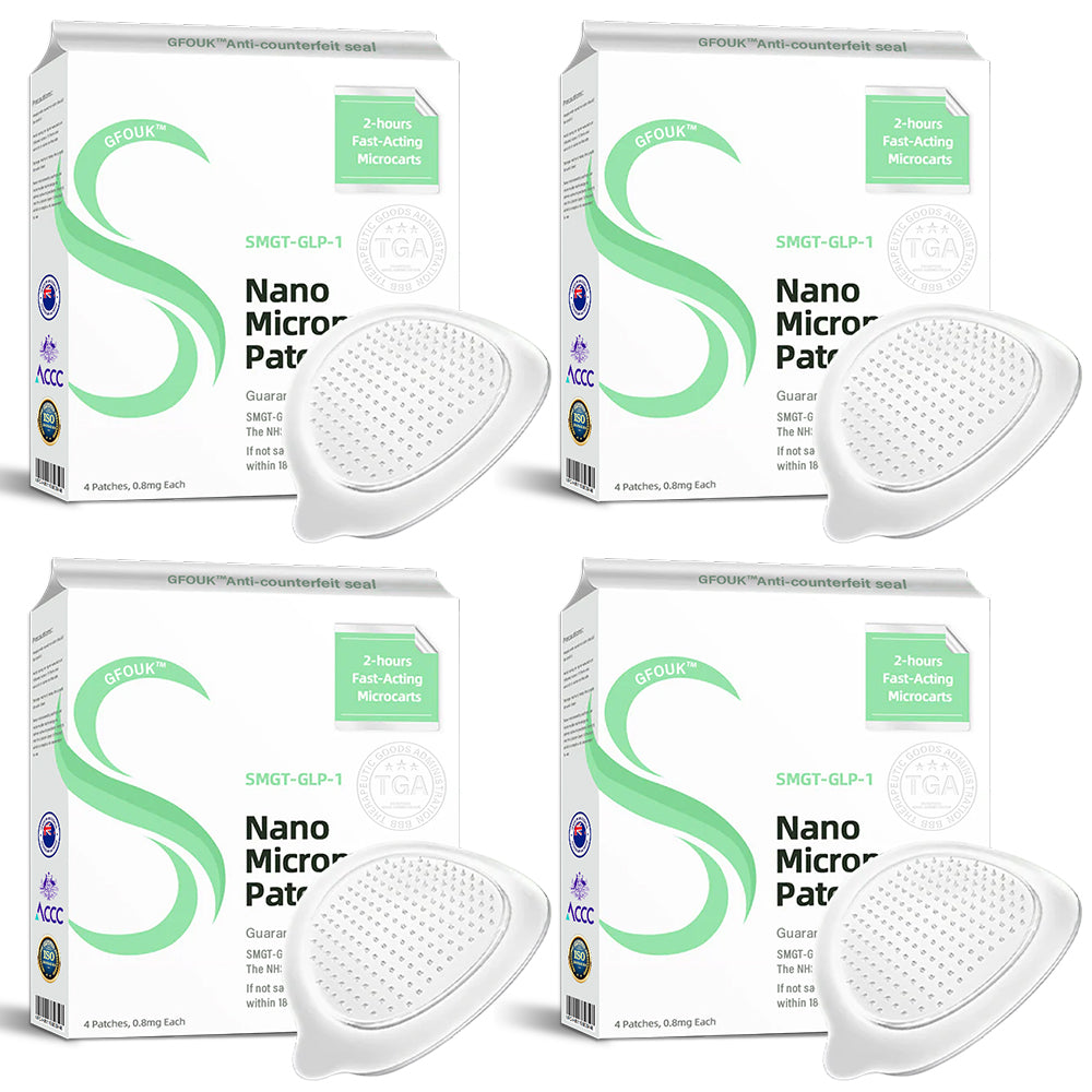 [See results in 7 days]✅GFOUK™ SMGT-GLP-1 Nano Microneedle Patch ✅Certified by Diabetes Australia(Painless, long-lasting, addressing diabetes, obesity, and cardiovascular diseases)